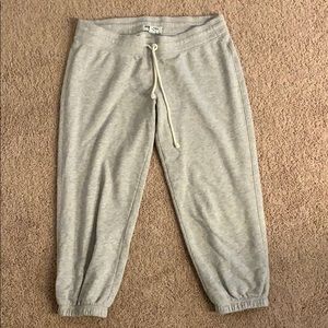 Grey Capri sweatpants